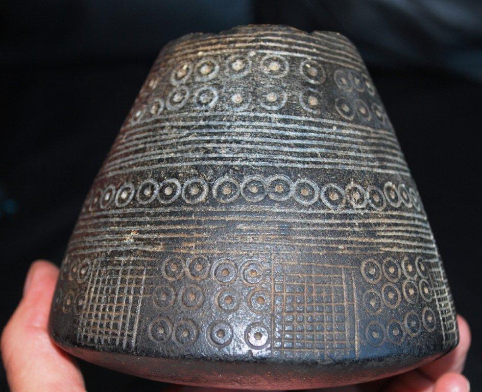 Omani archeology steatite vessel